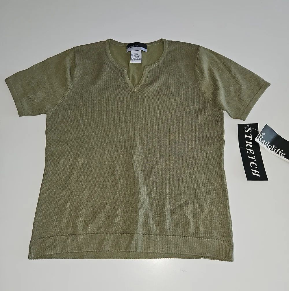 Radcliffe Olive Stretch Short Sleeve Tee